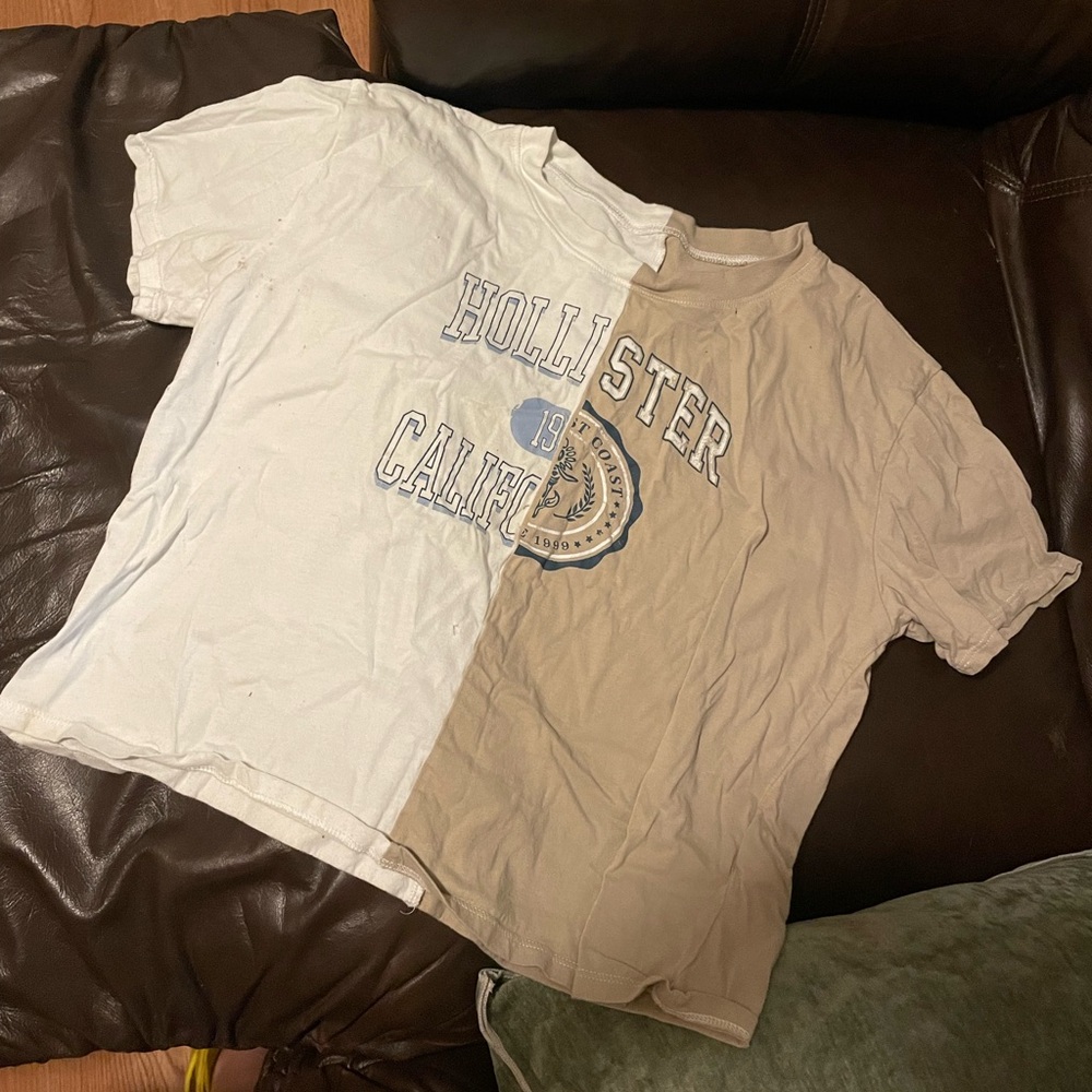 hollister cropped tee